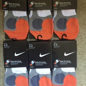 Nike Elite Running Sock (NWT) - 6 pairs